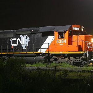 CN 5384 leading the AOE