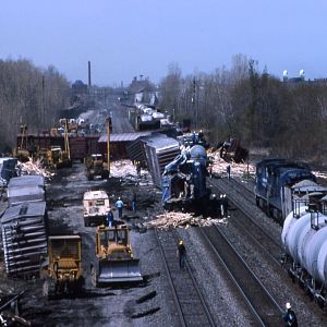 Conrail Derailment Erie Pa, May 1995