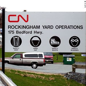 Rockingham yard sign