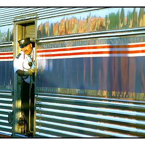 Conductor On The Southwest Chief