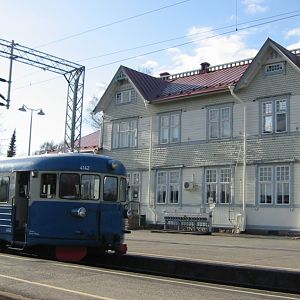 Special Dm7 #4142, Kajaani railway station