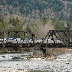 Crossing the South Fork,Skykomish River