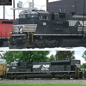Norfolk Southern SD70ACes