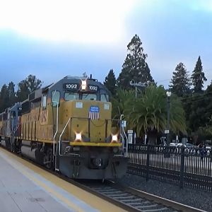 Union Pacific Broadway Local At Burlingame