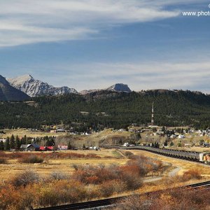 Canadian Pacific eastbound on Crowsnest Pass