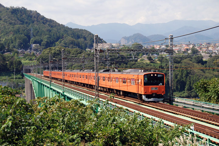Shin katsuragawa kyoryo, JR chuo line at torisawa #1