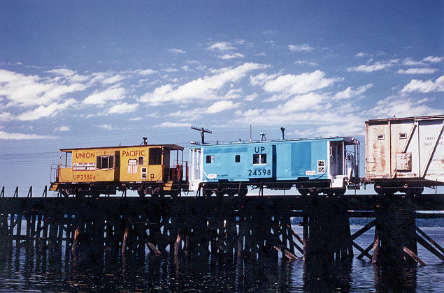 UP Cabooses at Steilacoom, WA
