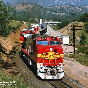 ATSF 853 east Woodford, CA 05-94