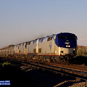 Southwest Chief at Gallup