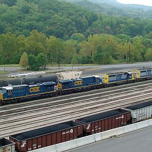 West end Clifton forge yard
