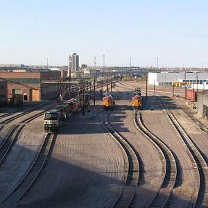 BNSF Shops and fuel pits
