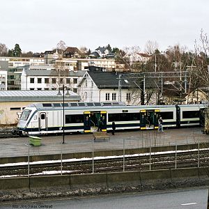 The local train to Kongsberg