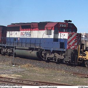BC Rail 750 (SD40-2)
