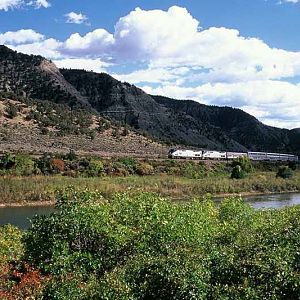 Train Along the Colorado River
