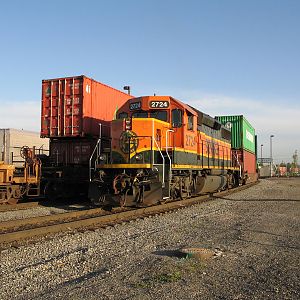 BNSF 2724 in the Port of Tacoma