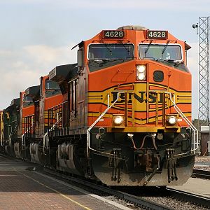 BNSF mixed freight in Flagstaff