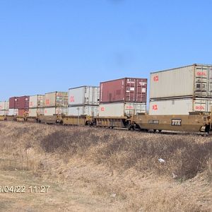 Intermodals Many containers