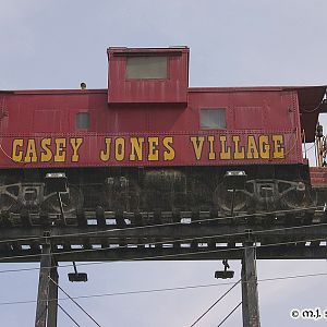 Casey Jones Village - Caboose - M.J. Scanlon