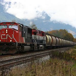 CN in the canyon.