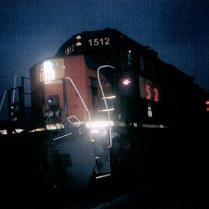 UP  1512  idels at night and Tulsa