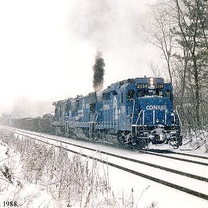 Southbound Conrail Freight