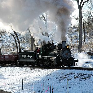 Santa train at the Colorado Railroad Museum