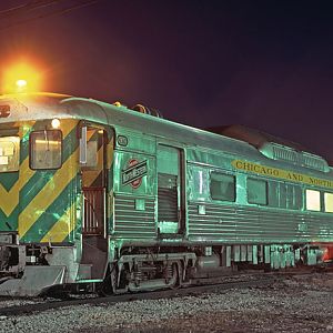 C&NW's track inspection car - ex RDC
