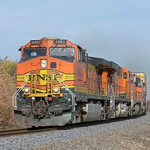 BNSF 4982 at Wilmington