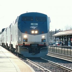 Slow Moving Amtrak