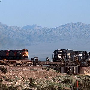 NS and BNSF at Siberia