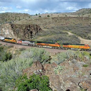 BNSF Z Train Crozier Canyon, Arizona