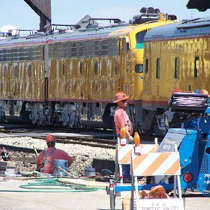 BNSF workers stare in amazement