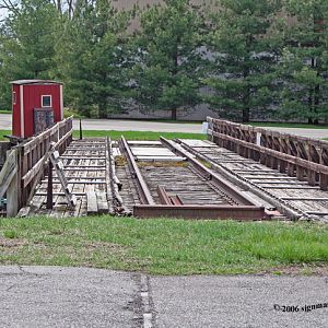 100\' turntable old 30 stall roundhouse Niles, MI