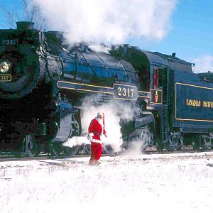 Santa Takes the Train