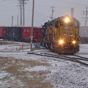 Snowy Rock Train