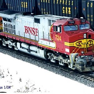 BNSF 724 CW44-9