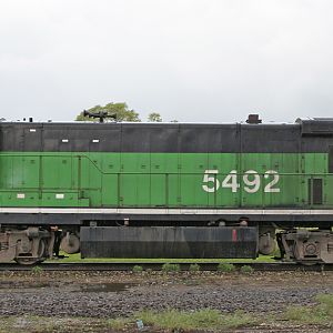 Durand, MI railfan meet HESR 5492