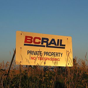 BC Rail Private Property