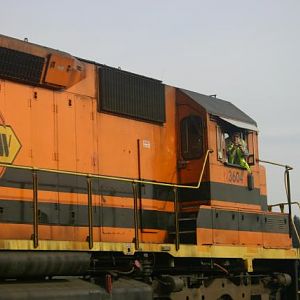 Me Taking A Picture Of My Uncle Taking A Picture Of Me & The Train