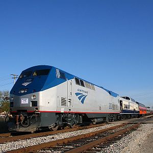 Amtrak 200, fresh out of overhaul, at Joliet