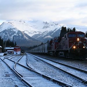 Westbound Potash Train at Banff