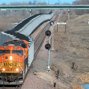 BNSF 9993 West At Tonville, CO