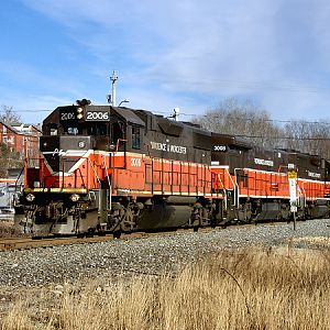 PRWO-X Coal Extra at Lonsdale Yard Limits