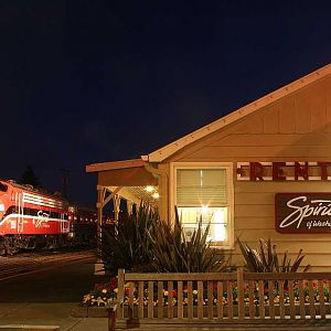 Dinner Train at night