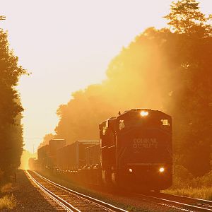 Sunset over Conrail