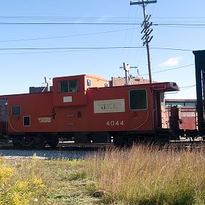 Caboose on the move
