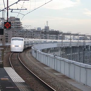 Shinkansen in Okayama