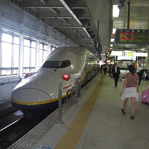 Shinkansen In Sendai