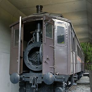Steam engine car