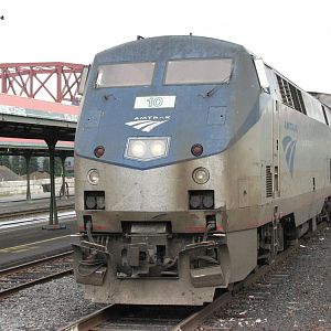 Amtrak #10 on the Portland Section of the Empire Builder.